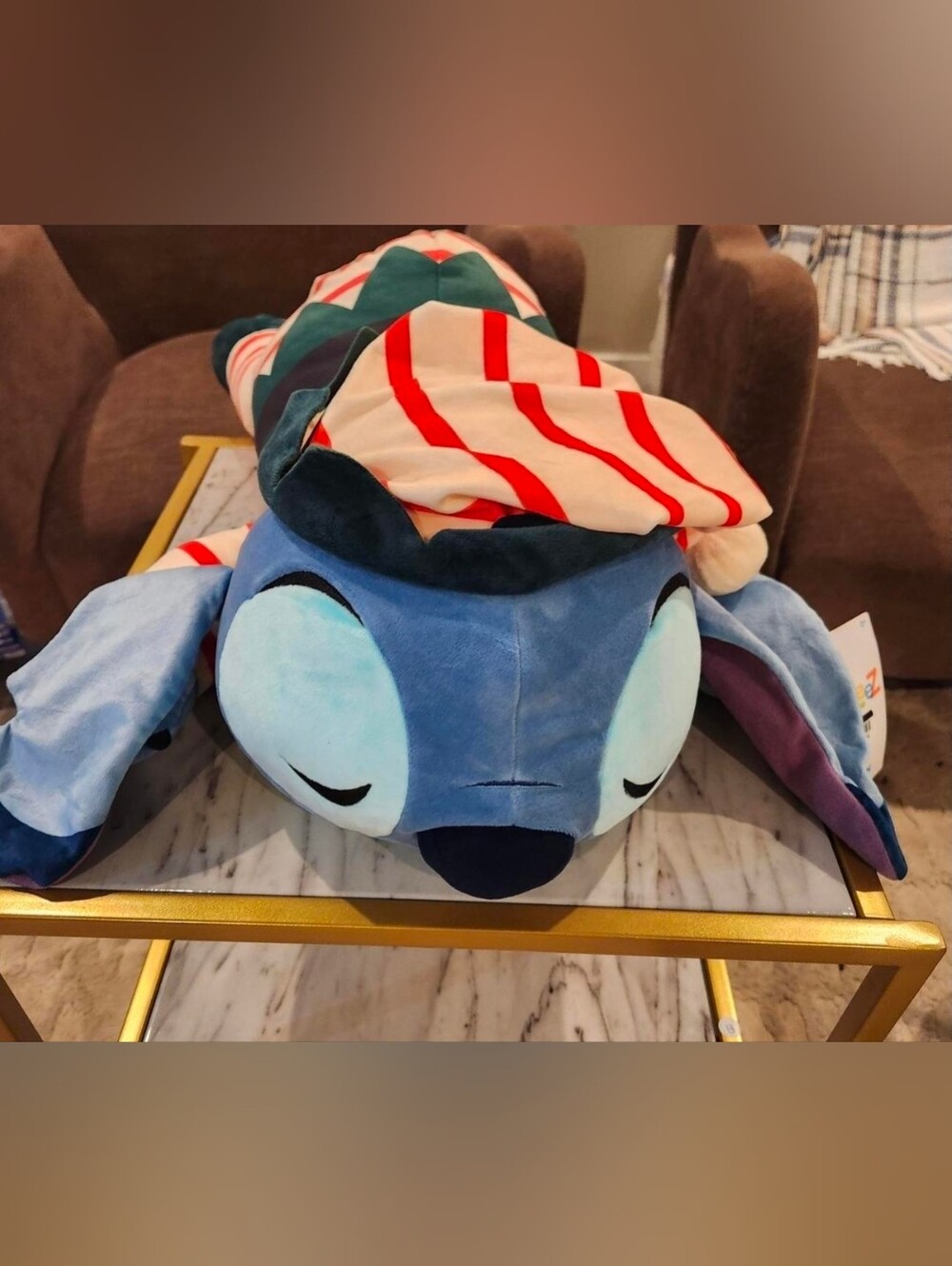 ✨️💖New Disney Cuddleez Plush Toy Stitch Christmas Elf